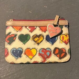 Dooney & Bourke Y2K Heart Print Coin Purse